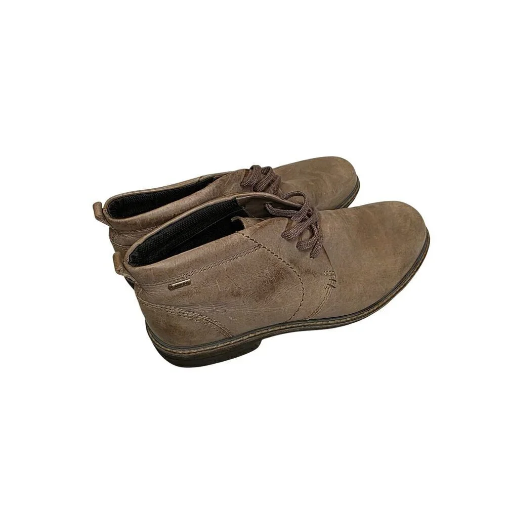 Ecco Turn GTX Gore Tex Leather Chukka Boots Mens 42‎ 8 - 8.5 US Brown Waterproof